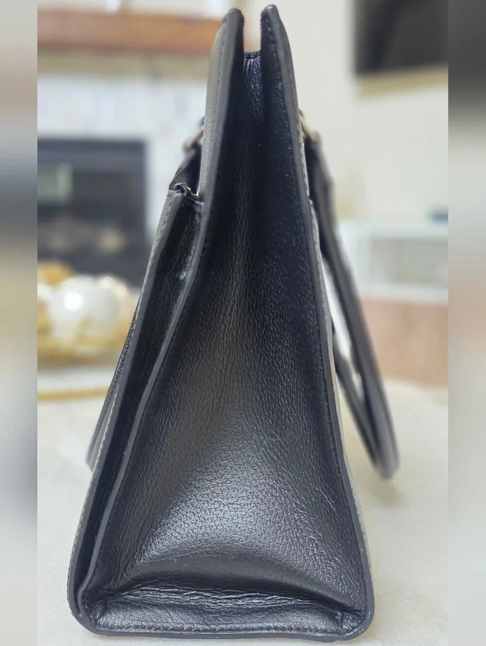 Kate Spade Grove Street Maeve Tote Black Pebbled Leather